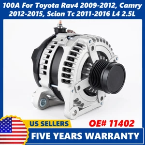 New Alternator For 2.5L Toyota Camry 2012 2013 2014 2015 Rav4 2009-12 Tc 2011-16 - Picture 1 of 9