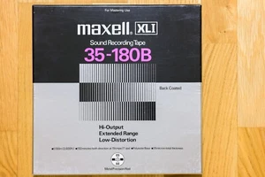 Maxell UD XLI 35-180B 1100m Tape | 10" / 26.5cm Metal Reel in its Original Box - Zdjęcie 1 z 4