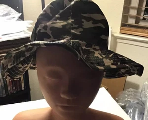 NEW Wonder Nation Youth Boys Bucket Hat Camo ~OR~ Black, One Size Camoflauge - Picture 1 of 12
