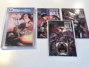 CGC 9.8 Bad Idea Monster Kill Squad #1 sehr geringe Auflage Bonus Ausgaben 2, 3 & 4 - Bild 1 von 7