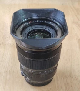 Quadratische Gegenlichtblende für FUJI FUJINON SUPER EBC FX 10-24mm 1:4 R IOS Iand II Objektiv - Bild 1 von 8