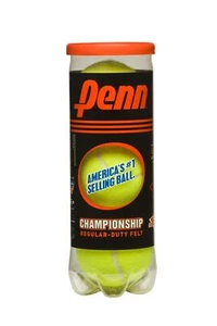 Penn Championship - Regular Duty Tennisbälle aus Filz unter Druck - 1 Dose 3 Bälle - Bild 1 von 7