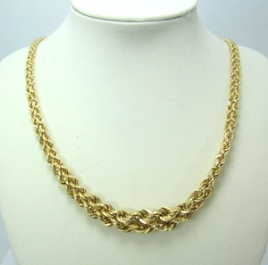 ATEMBERAUBENDE 14K GELBGOLD (19") GRADUIERTE KETTE HALSKETTE 8,2G - Bild 1 von 7