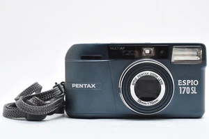 ［MINT] Pentax Espio 170SL Navy Blue Zoom 38-170mm35mm Point & Shoot From JAPAN - Picture 1 of 24