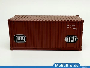 Contenedor marrón de 20 pies "DB TFG Transfracht" desde la época IV en 1:87 (H0) - Imagen 1 de 5