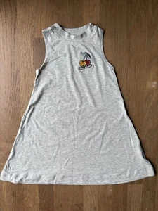 Tiny Whales Dress Girls 5  Heather Grey Sleeveless “Best Friends” - Picture 1 of 5