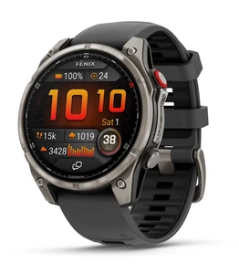 Garmin Fenix 8 Plateado/Blanco, AMOLED 43mm con 2 años de garantía. (No zafiro) - Imagen 1 de 4