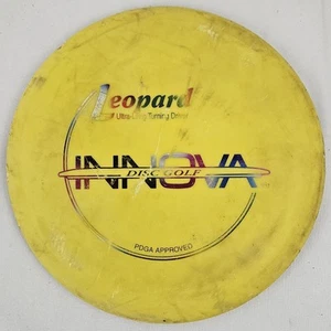 Innova DX Leopard Rare PFN era 1st Run Bar Stamp Yellow 167g Disc Golf Driver - Picture 1 of 6