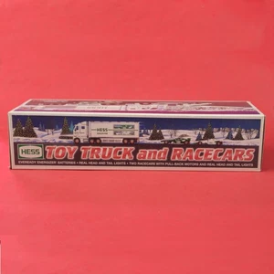 2003 COLLECTIBLE HESS TOY TRUCK & RACE CARS  NEW IN BOX!     LF - Picture 1 of 4