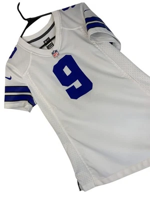 Camiseta retro para mujer Nike NFL Dallas Cowboys Tony Romo #9 blanca talla S Foto 1 de 4