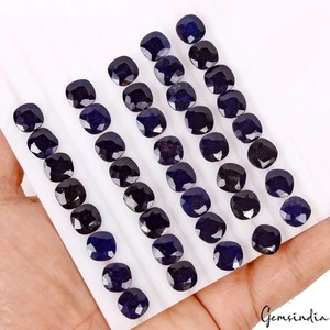 Certified 197.2Ct Natural Blue Sapphire Cushion Cut 10mm Loose jewelry Gemstones - Picture 1 of 6