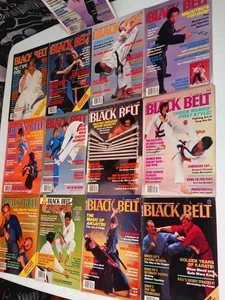 Black Belt Magazine Vintage Lot Of 13 Chuck Norris & More Martial Arts 1980'S - Picture 1 of 11