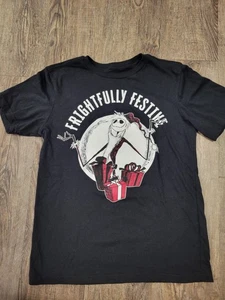 Nightmare Before Christmas Frightfully Festive Jack Skellington Shirt M 10/12 - Picture 1 of 3
