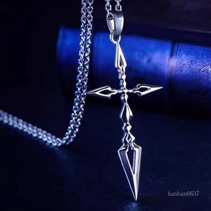 Collana Cosplay Command Spell Fate Stay Night Saber Ciondolo Anime Periferiche - Foto 1 di 4