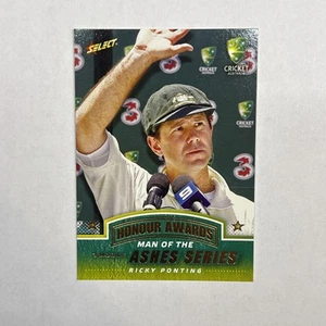 Ricky Ponting Honour Awards Man Of The Ashes Series Select 2007-2008 Cricket - Picture 1 of 2