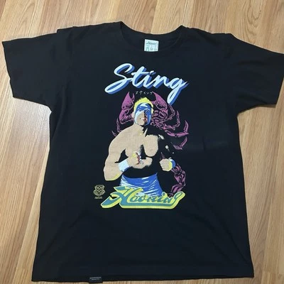 Camiseta WWE Early Sting Medium Haoming WCW NWO AEW exclusiva de Japón Foto 1 de 4