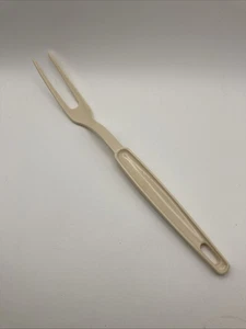 Vintage Ekco Almond #1 Nylon Plastic Meat Turning Fork 11" - Picture 1 of 9