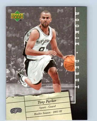 2006-07 Upper Deck Rookie Debut #88 Tony Parker San Antonio Spurs Basketball - Image 1 of 2