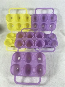 Lot of 3 vintage JELL-O Jigglers Easter egg molds shooters shots 2 Etched - Picture 1 of 4