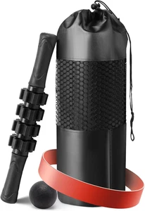 5 in 1 Schaumstoff Roller Set für Tiefengewebe Muskelmassage, Triggerpunkt Fitness Exe - Bild 1 von 12