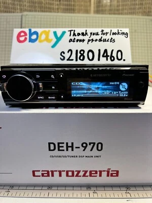 Carrozzeria DEH-970 Pioneer Car Audio 1DIN CD USB Bluetooth SD Near Mint - Image 1 of 4