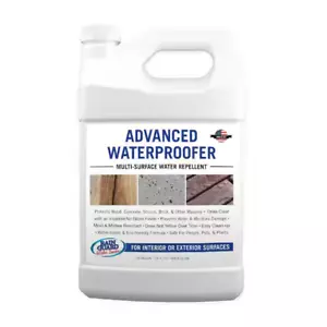 Wood Sealer 1 Gallon Multi-Surface Masonry Brick Concrete Waterproofer Colorless - Picture 1 of 1