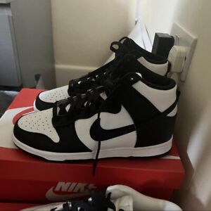 Size 7 - Nike Dunk High Black White (Panda)