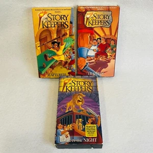 Story Keepers VHS Set of 3 Captured Trapped Roar in the Night - Imagen 1 de 5