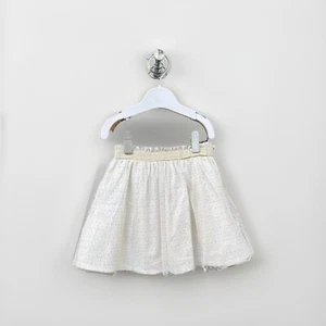 JACADI Sparkle Tulle Gold Skirt ~ Sz 4T 4 - Picture 1 of 2