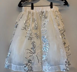 Simone Rochasequin-embellished tulle miniskirt Size 8. NWT - Picture 1 of 15