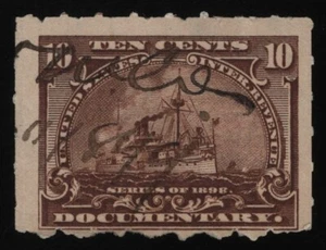 #R168 10c Battleship, Used [1] **ANY 5=FREE SHIPPING** - Picture 1 of 1