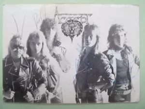 Accept (Heavy Metal Band) Udo Dirkschneider - Autogrammkarte ca. 1981 - Bild 1 von 2