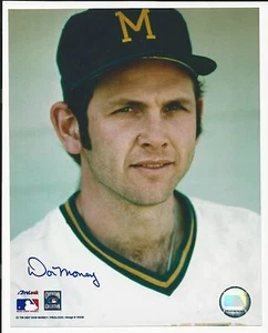 Don Money Milwaukee Brewers Signed Auto 8x10 Photo Autograph - Picture 1 of 1