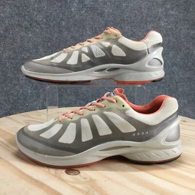 Ecco Shoes Womens 40 Biom JFuel Fuel Racer Sneakers Gray Lace Up Low Top Comfort - Image 1 of 4