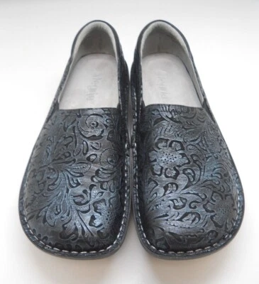 Zapatos profesionales Alegria Debra para mujer azul marino de cuero Swish 41 - Usados en excelente estado Foto 1 de 4