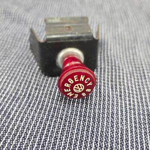 1966 ONLY VW Ghia - Type 3 EMERGENCY FLASHER SWITCH WITH NUT KNOB & Bracket OEM - Picture 1 of 11