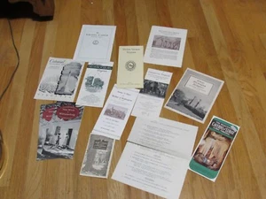 Lote 14 piezas. Folletos, folletos de lugares históricos de Virginia años 50 - Imagen 1 de 12