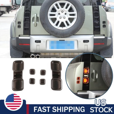 Cubierta de luz trasera de humo negro decoración para Land Rover Defender 90 110 20-23 Foto 1 de 4