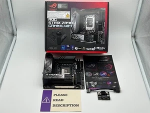Carte mère ASUS ROG STRIX Z890-I GAMING WIFI LGA 1851 Mini-iTX LIRE/POUR PIÈCES - Photo 1/9