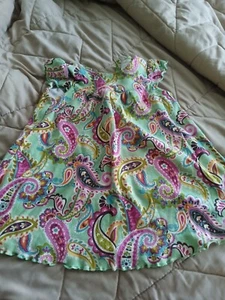 Vera Bradley Baby Tutti Fruit Paisley 9-12 Months Ruffled Dress - Picture 1 of 4