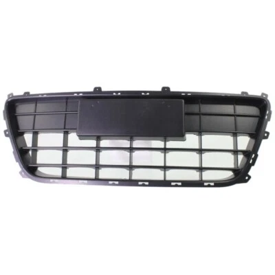 Black Plastic Fits 2009-2012 Hyundai Elantra New Front Center Bumper Grille - Imagem 1 de 4