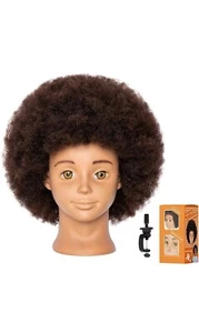  Schaufensterpuppe Kopf Echthaar Puppenkopf mit Haaren Männchenkopf 10 Zoll Puppenkopf - Bild 1 von 6