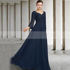 Plus Size Navy Blue Mother Of The Bride Dresses Wedding Party Gowns Mariage