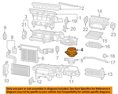 Componentes calentadores evaporador TOYOTA OEM 16-23 Tacoma - motor soplador 8710304050 Foto 1 de 2