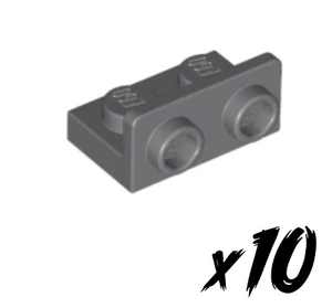 10x LEGO 99780 • 1x2 bracket • Winkel • dunkelgrau • Dark Bluish Gray - Bild 1 von 1