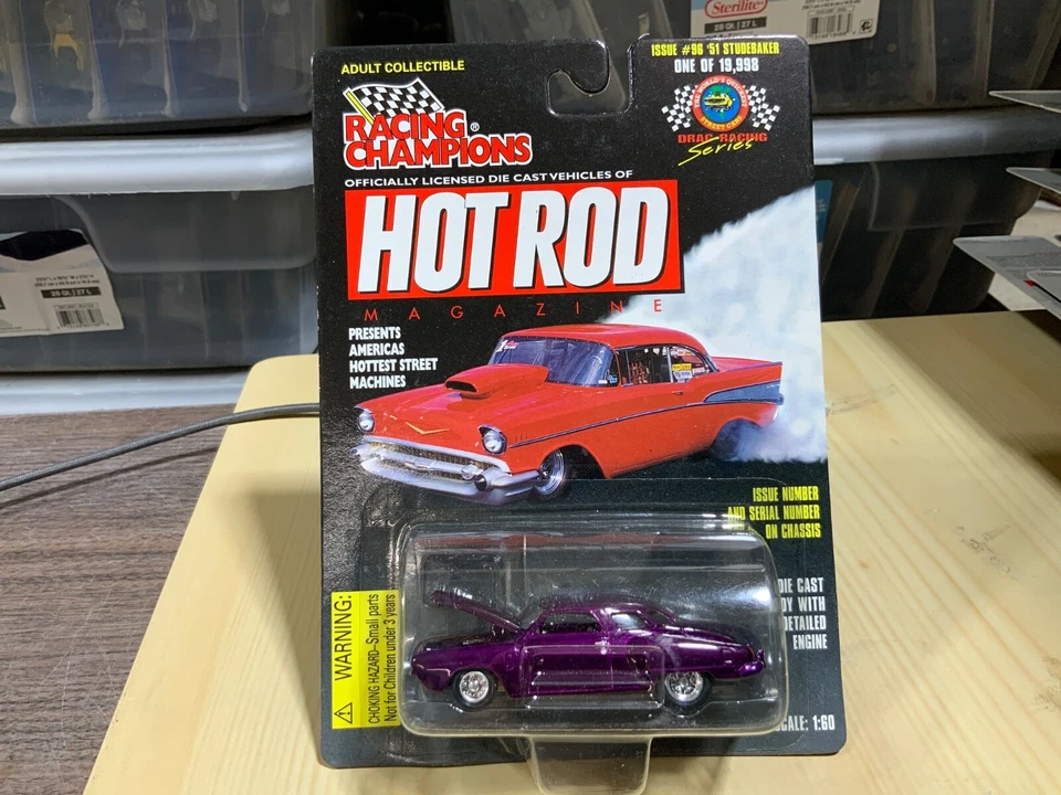 ГОНОЧНЫЕ ЧЕМПИОНЫ HOT ROD ' 51 STUDEBAKER #96 ФИОЛЕТОВЫЙ - Изображение 1 из 1