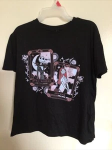 Disney Tim Burton's The Nightmare Before Christmas Damen T-Shirt Gr. M schwarz - Bild 1 von 10
