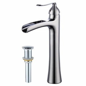 Grifo de recipiente de baño de 12" cromado/níquel cepillado/negro mate/dorado cepillado drenaje - Imagen 1 de 40