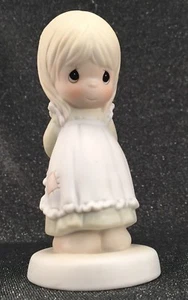 Precious Moments #523528 GOTT IST LIEBE LIEBER VALENTINSTAG, Herz, Mädchen1989 - Bild 1 von 7