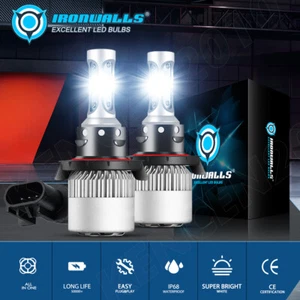 For 2006 2007 2008 Dodge Ram 1500 2500 3500 H13 9008 LED Headlight High Low Beam - Picture 1 of 12